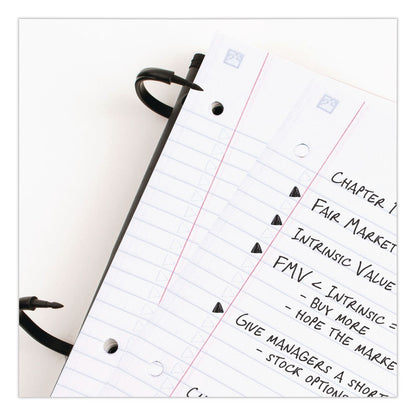 Five Star® FLEX Notebinder, 1" TechLock Rings, 3-Subject, Medium/College Rule, Randomly Assorted Cover Colors, (120) 11 x 8.5 Sheets (ACC08126)