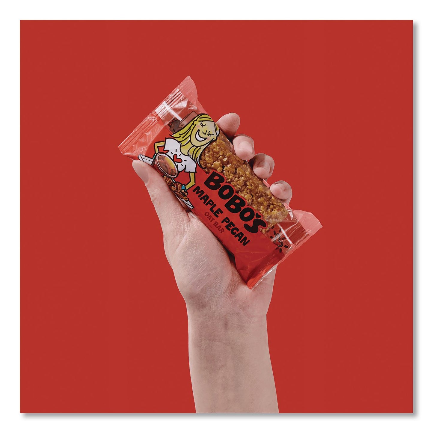 Bobo's Oatmeal Bars, Maple Pecan, 3 oz Individually Wrapped, 12/Box (BBO00059)