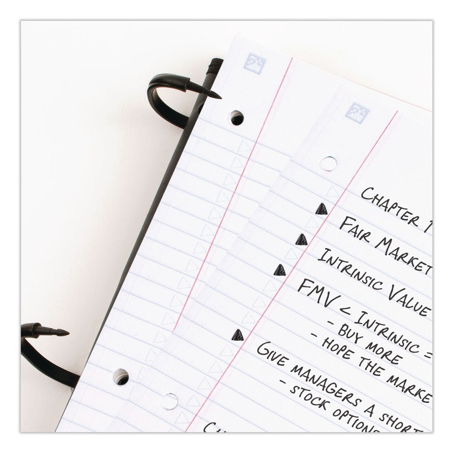 Five Star® FLEX Notebinder, 1/2" TechLock Rings, 1-Subject, Medium/College Rule, Randomly Assorted Cover Colors, (80) 11 x 8.5 Sheets (ACC08120)