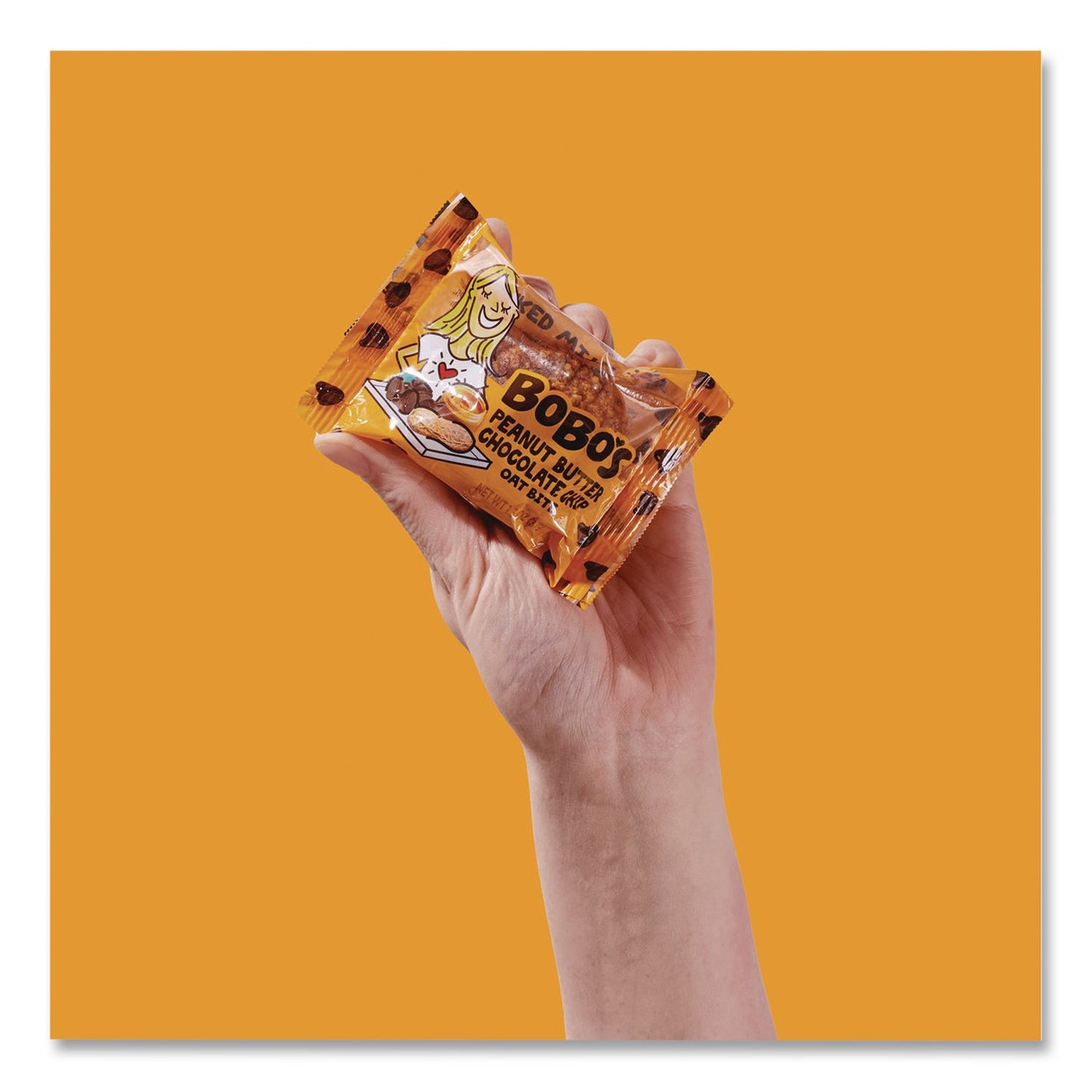 Bobo's Oatmeal Bites, Peanut Butter Chocolate Chip, 1.3 oz Individually Wrapped, 25/Box (BBO00213)