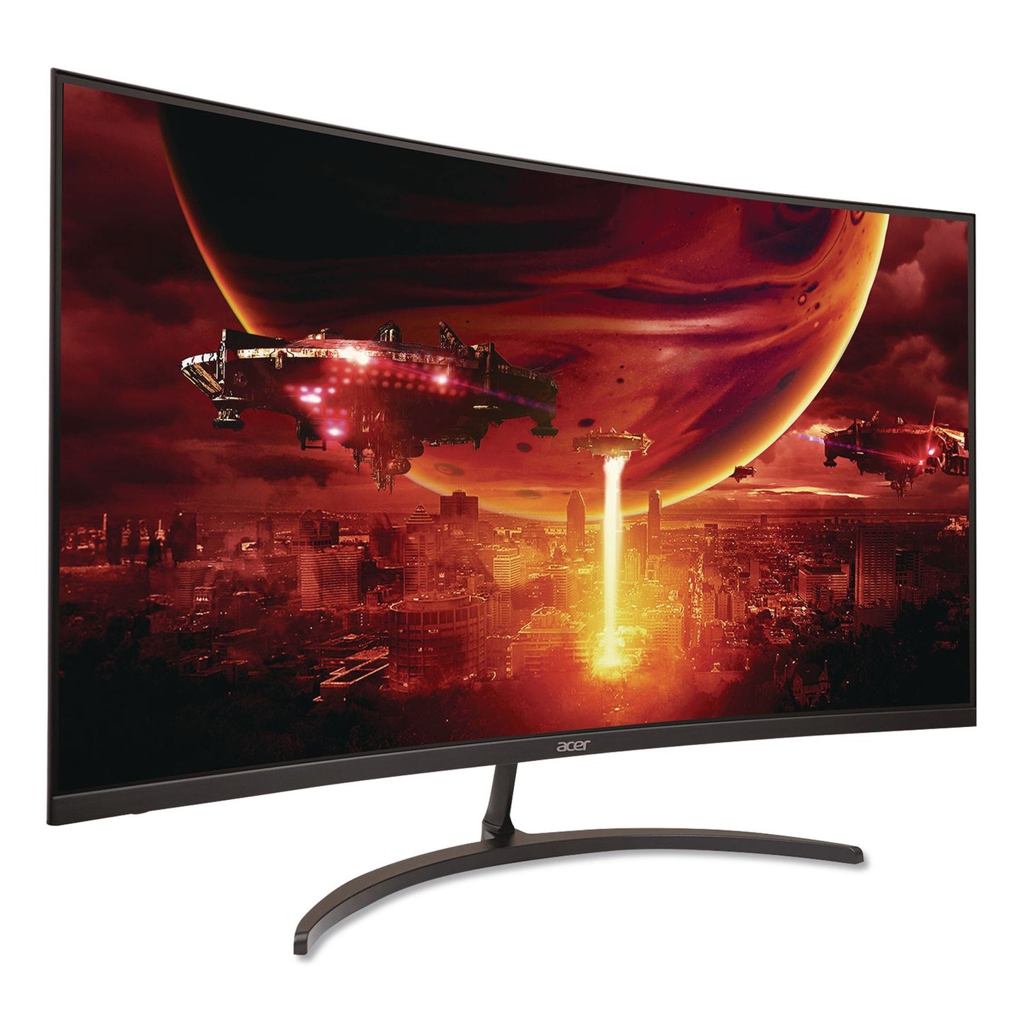 Acer Nitro EDS320Q Curved FHD LCD Gaming Monitor, 31.5" Widescreen, VA Panel, 1920 Pixels x 1080 Pixels (ACOEDS320QS3BII)
