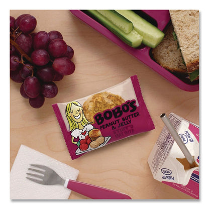 Bobo's Stuff'd Oatmeal Bites, Peanut Butter and Jelly, 1.3 oz Individually Wrapped, 25/Box (BBO00216)