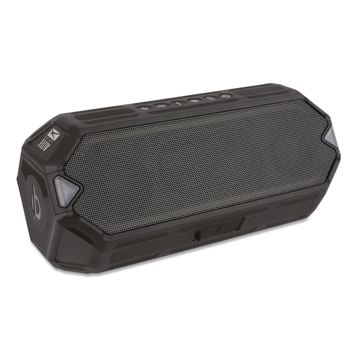 Altec Lansing® HydraBoom Bluetooth Speaker, Bluetooth/Lightening/Micro USB/Qi/USB-A/USB-C, Black (ATKIMW1400BLKT2)