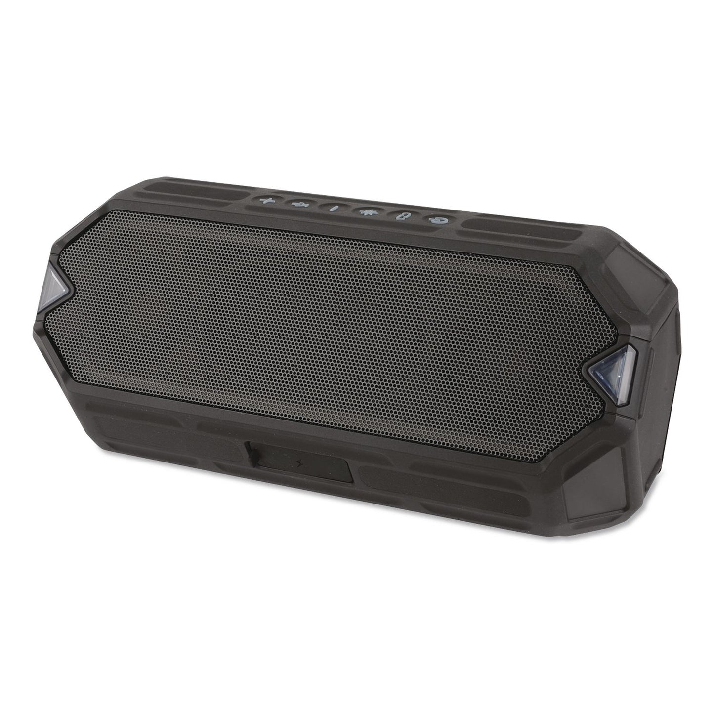 Altec Lansing® HydraBoom Bluetooth Speaker, Bluetooth/Lightening/Micro USB/Qi/USB-A/USB-C, Black (ATKIMW1400BLKT2)