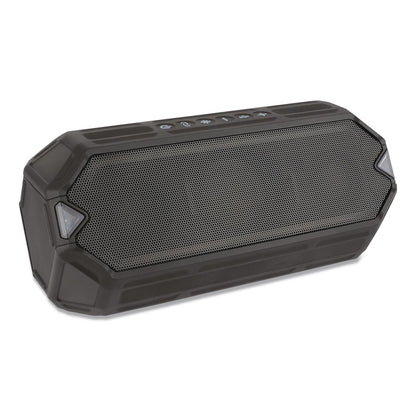 Altec Lansing® HydraBoom Bluetooth Speaker, Bluetooth/Lightening/Micro USB/Qi/USB-A/USB-C, Black (ATKIMW1400BLKT2)