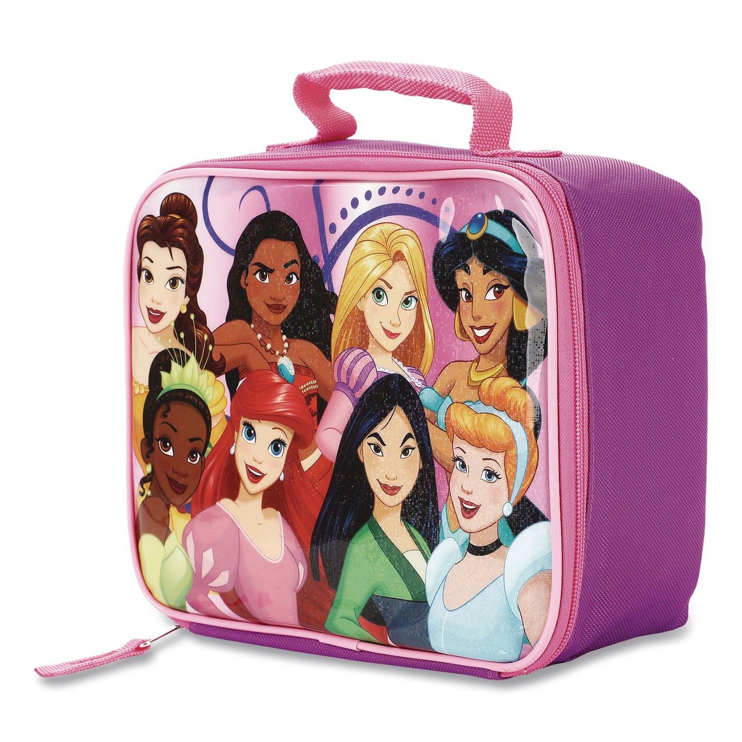 Bioworld® Kids Insulated Lunch Tote, Disney Princesses Theme, Multicolor (BWRLXG5DBEDSYSB)