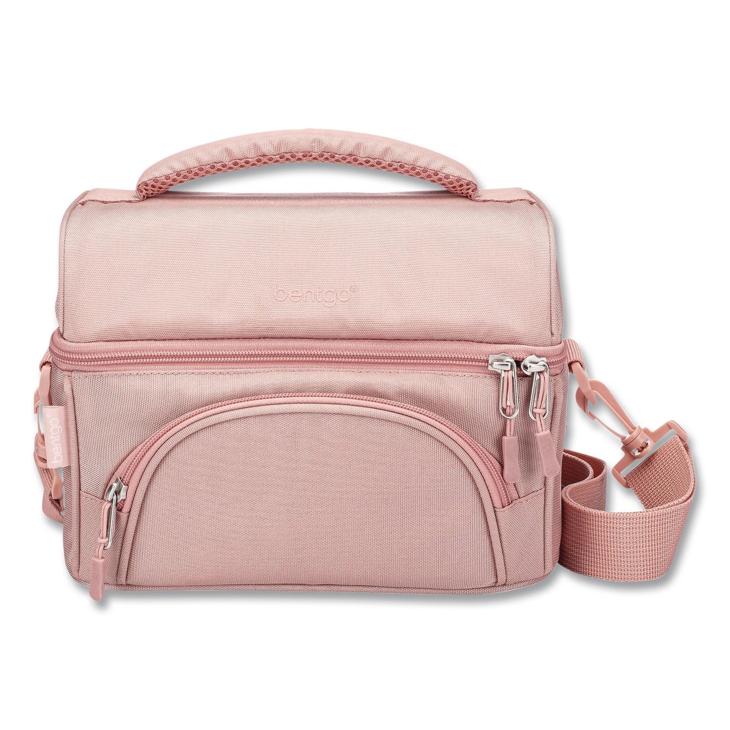 bentgo® Deluxe Insulated Lunch Bag, 8" x 10" x 7.5", Blush Pink (BEOBG2M)