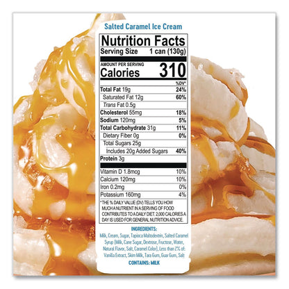 ColdSnap® Ice Cream Pod, Salted Caramel, 5.2 oz Single Serve Pod for ColdSnap Machine, 12/Carton (CDS600040)