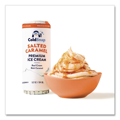 ColdSnap® Ice Cream Pod, Salted Caramel, 5.2 oz Single Serve Pod for ColdSnap Machine, 12/Carton (CDS600040)