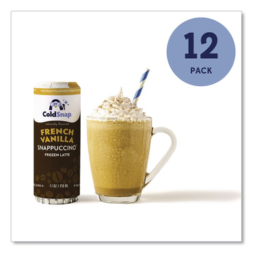 ColdSnap® French Vanilla Snappuccino Frozen Latte Pod, 7. 1 oz Pod for ColdSnap Machine, 12/Carton (CDS600041)