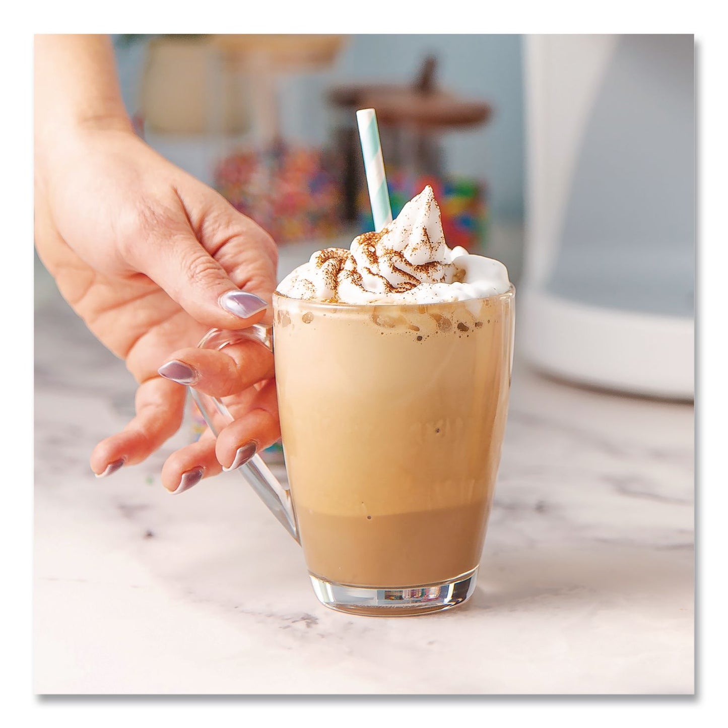 ColdSnap® French Vanilla Snappuccino Frozen Latte Pod, 7. 1 oz Pod for ColdSnap Machine, 12/Carton (CDS600041)