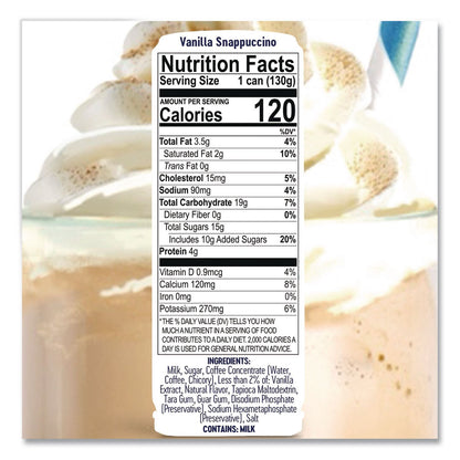 ColdSnap® French Vanilla Snappuccino Frozen Latte Pod, 7. 1 oz Pod for ColdSnap Machine, 12/Carton (CDS600041)