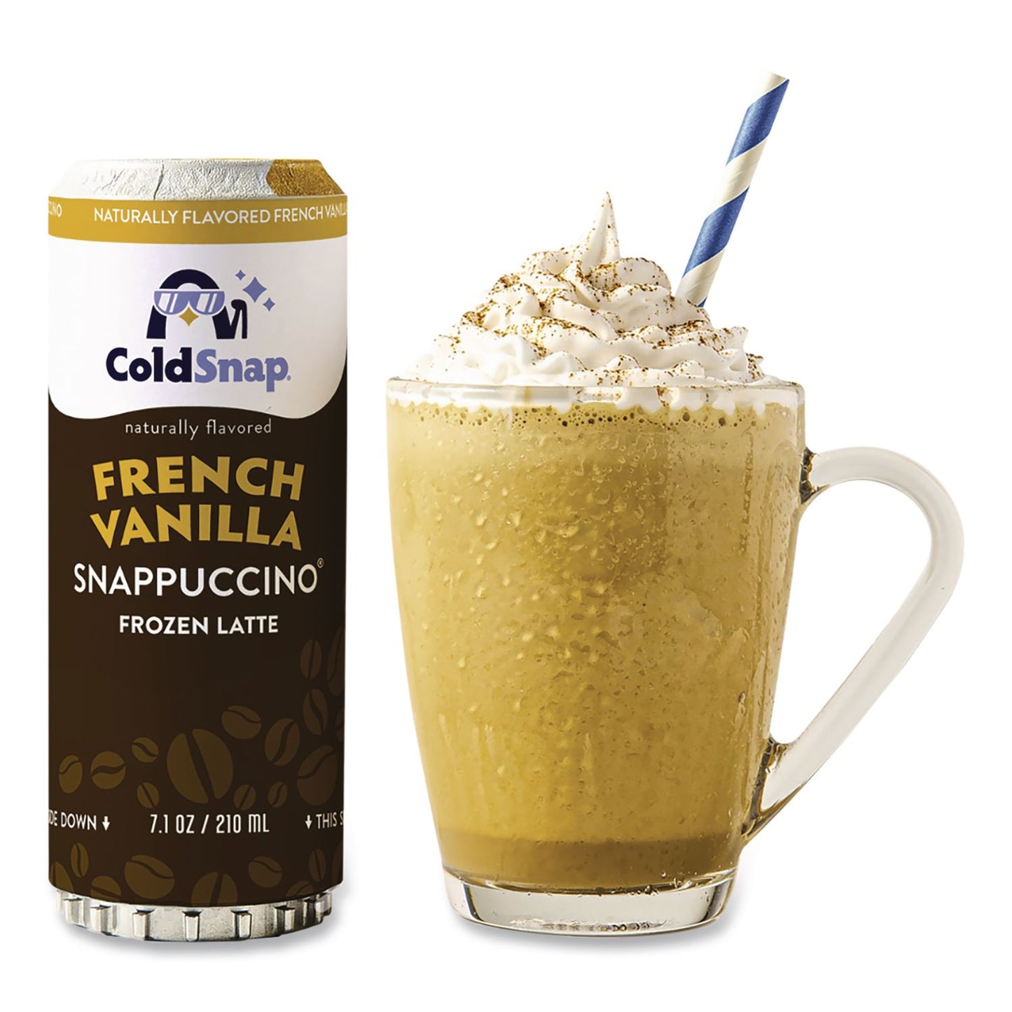 ColdSnap® French Vanilla Snappuccino Frozen Latte Pod, 7. 1 oz Pod for ColdSnap Machine, 12/Carton (CDS600041)