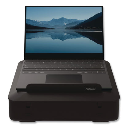 Fellowes® Breyta Briefcase, Fits Devices Up to 14", Plastic, 15.11 x 12 x 3.5, Black (CRD100098568)