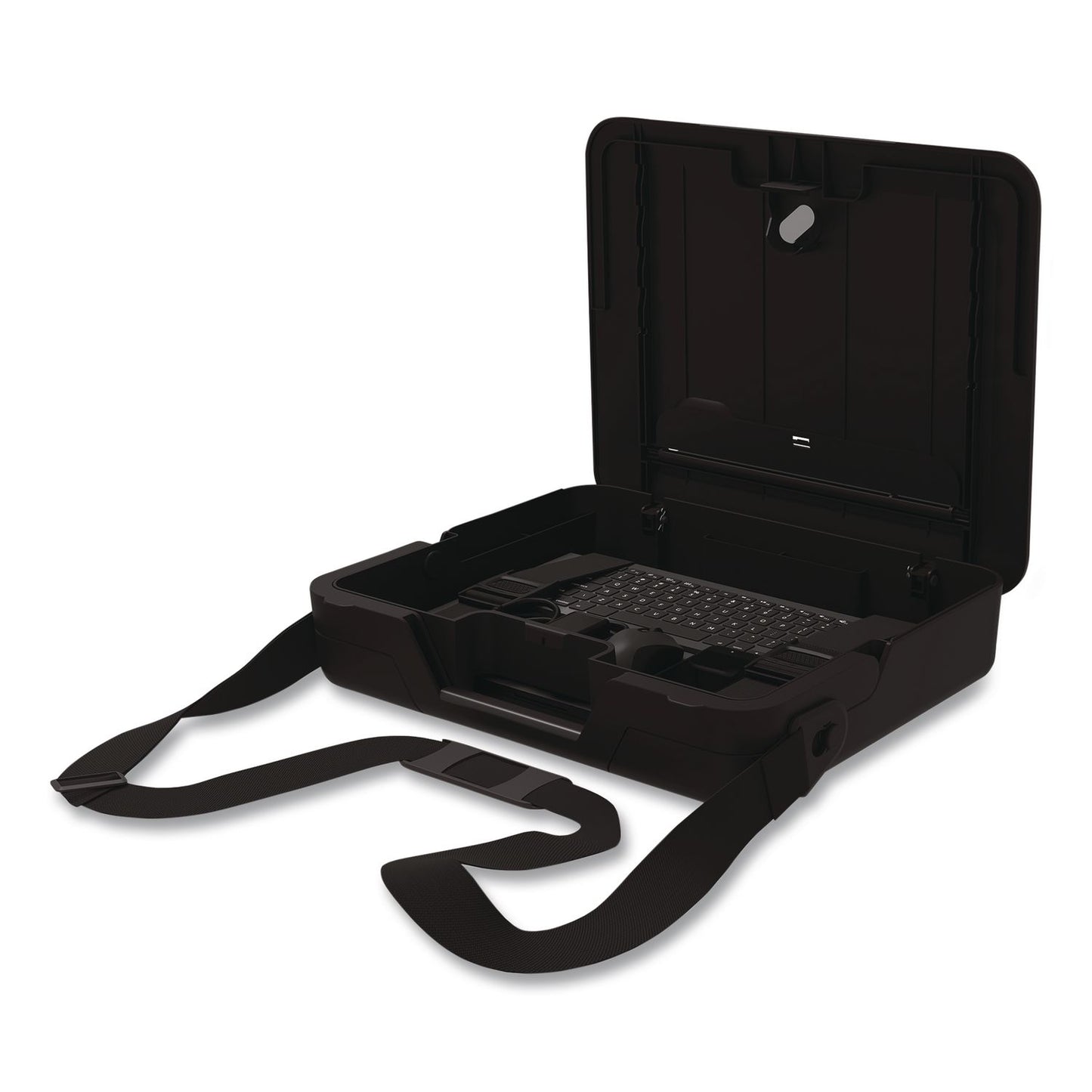 Fellowes® Breyta Briefcase, Fits Devices Up to 14", Plastic, 15.11 x 12 x 3.5, Black (CRD100098568)