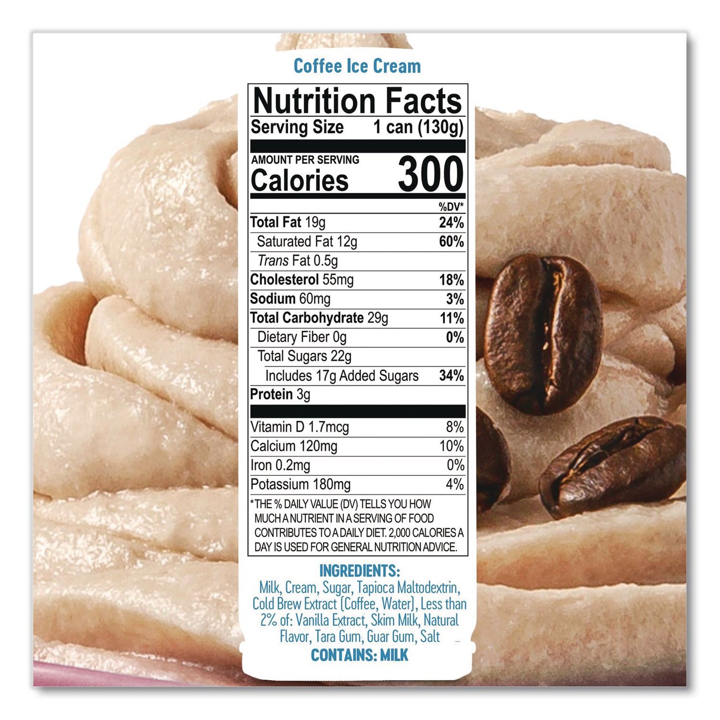 ColdSnap® Ice Cream Pod, Coffee, 5.2 oz Single Serve Pod for ColdSnap Machine, 12/Carton (CDS600089)