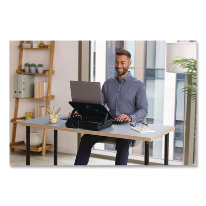 Fellowes® Breyta Briefcase, Fits Devices Up to 14", Plastic, 15.11 x 12 x 3.5, Black (CRD100098568)