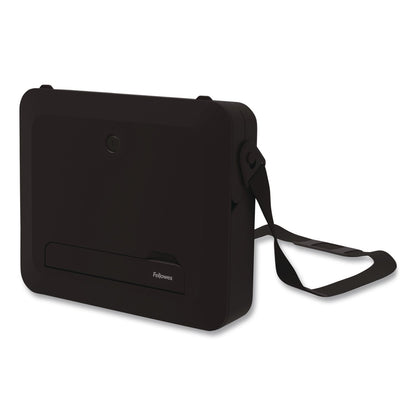 Fellowes® Breyta Briefcase, Fits Devices Up to 14", Plastic, 15.11 x 12 x 3.5, Black (CRD100098568)