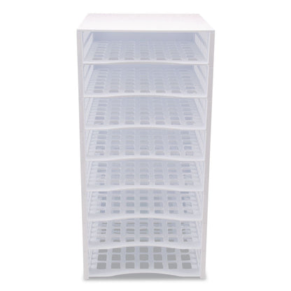 Thinkspace® Literature Organizer, 8 Sections, 21 x 12.25, White (AVT39444)
