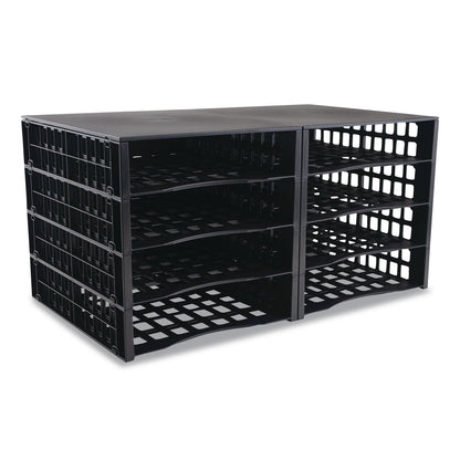 Thinkspace® Literature Organizer, 8 Sections, 21 x 12.25, Black (AVT39443)