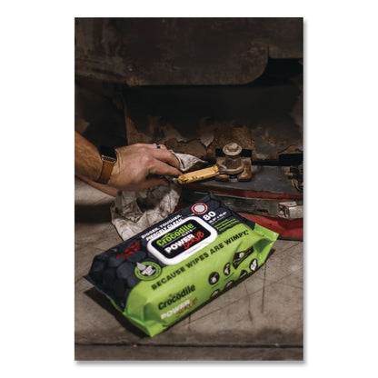 Crocodile Cloth® PowerSCRUB Cleaning Cloths, 10 x 15, White, 80/Pack (DIL6500080)