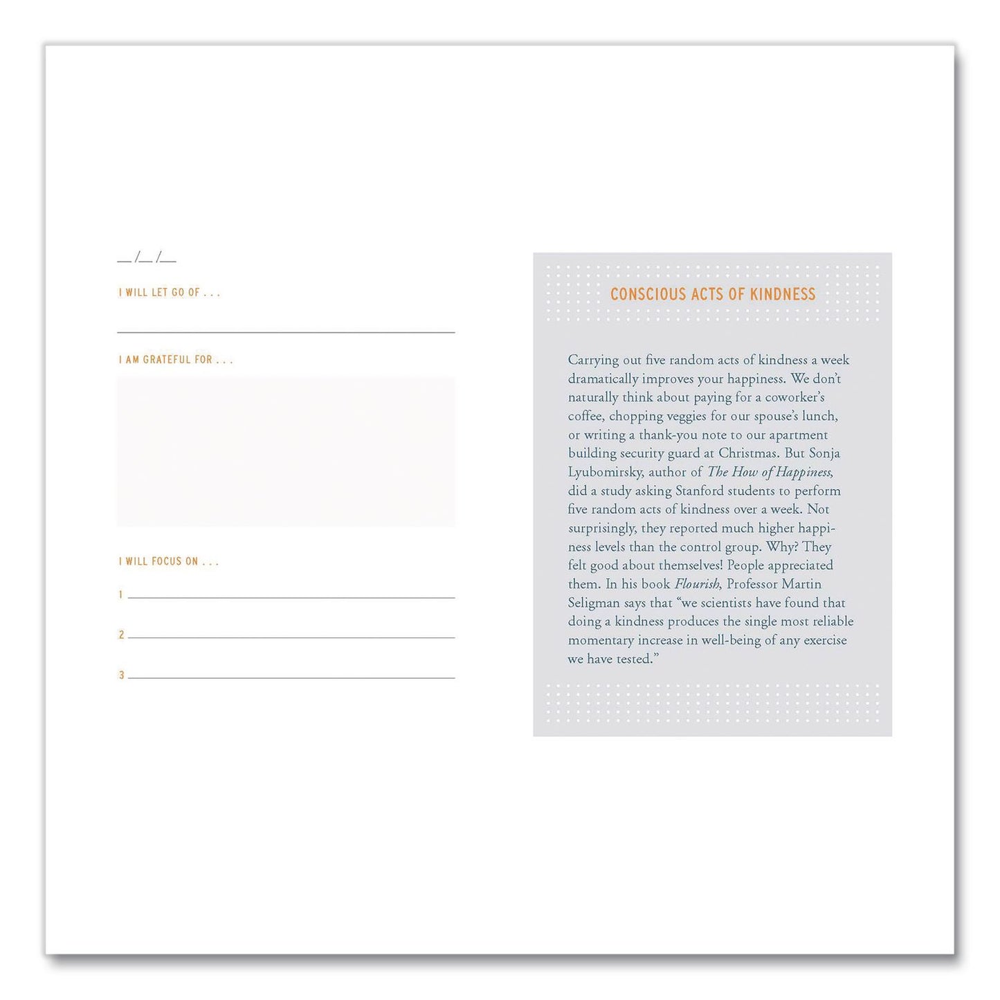 CHRONICLE BOOKS Guided Journal: Two Minute Mornings - Win Your Day Every Day by Neil Pasricha, Gold/Blue Cover, (152) 6.25 x 4.75 Sheets (CHB978145216346)