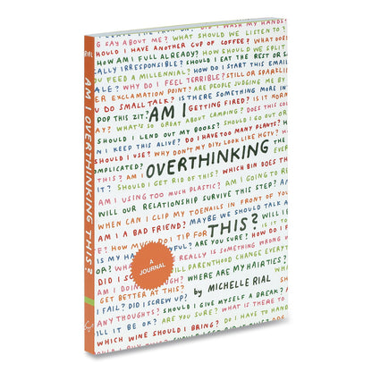 CHRONICLE BOOKS Guided Journal: Am I Overthinking This? by Michelle Rial, Multicolor Cover, (64) 7 x 5 Sheets (CHB978179720530)