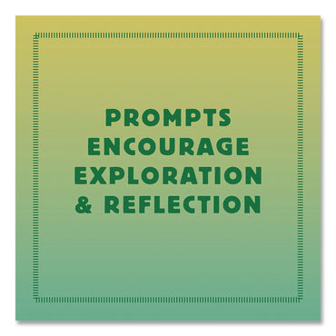 CHRONICLE BOOKS Guided Journal: Spark Adventure - A Journal for Trailblazers and Wanderers, Green/Gold Cover, (88) 8 x 6 Sheets (CHB978179722216)