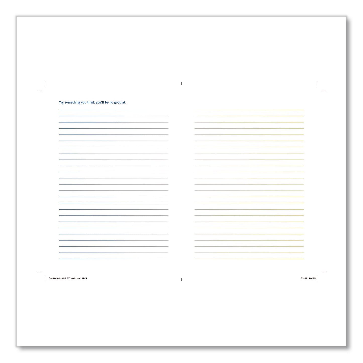 CHRONICLE BOOKS Guided Journal: Spark Adventure - A Journal for Trailblazers and Wanderers, Green/Gold Cover, (88) 8 x 6 Sheets (CHB978179722216)