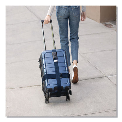 Brookstone® Cross Luggage Strap and TSA Combination Lock, Blue (BKTBSLS0001)