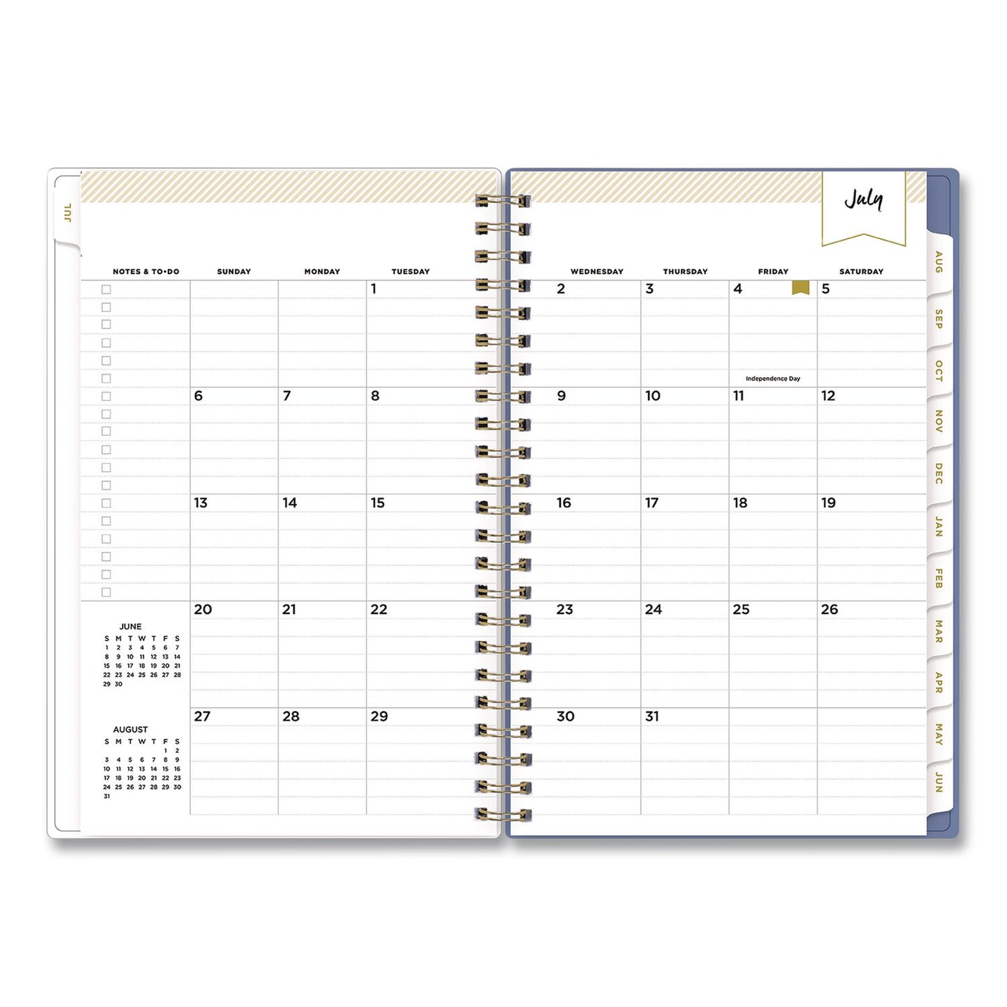 Blue Sky® Day Designer Climbing Floral Blush Create-Your-Own Cover Weekly/Monthly Planner, 8 x 5, 12-Month: July 2025 to June 2026 (BLS137881A26)