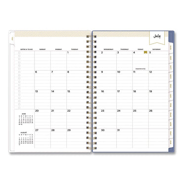 Blue Sky® Day Designer Climbing Floral Blush Create-Your-Own Cover Weekly/Monthly Planner, 8 x 5, 12-Month: July 2025 to June 2026 (BLS137881A26)