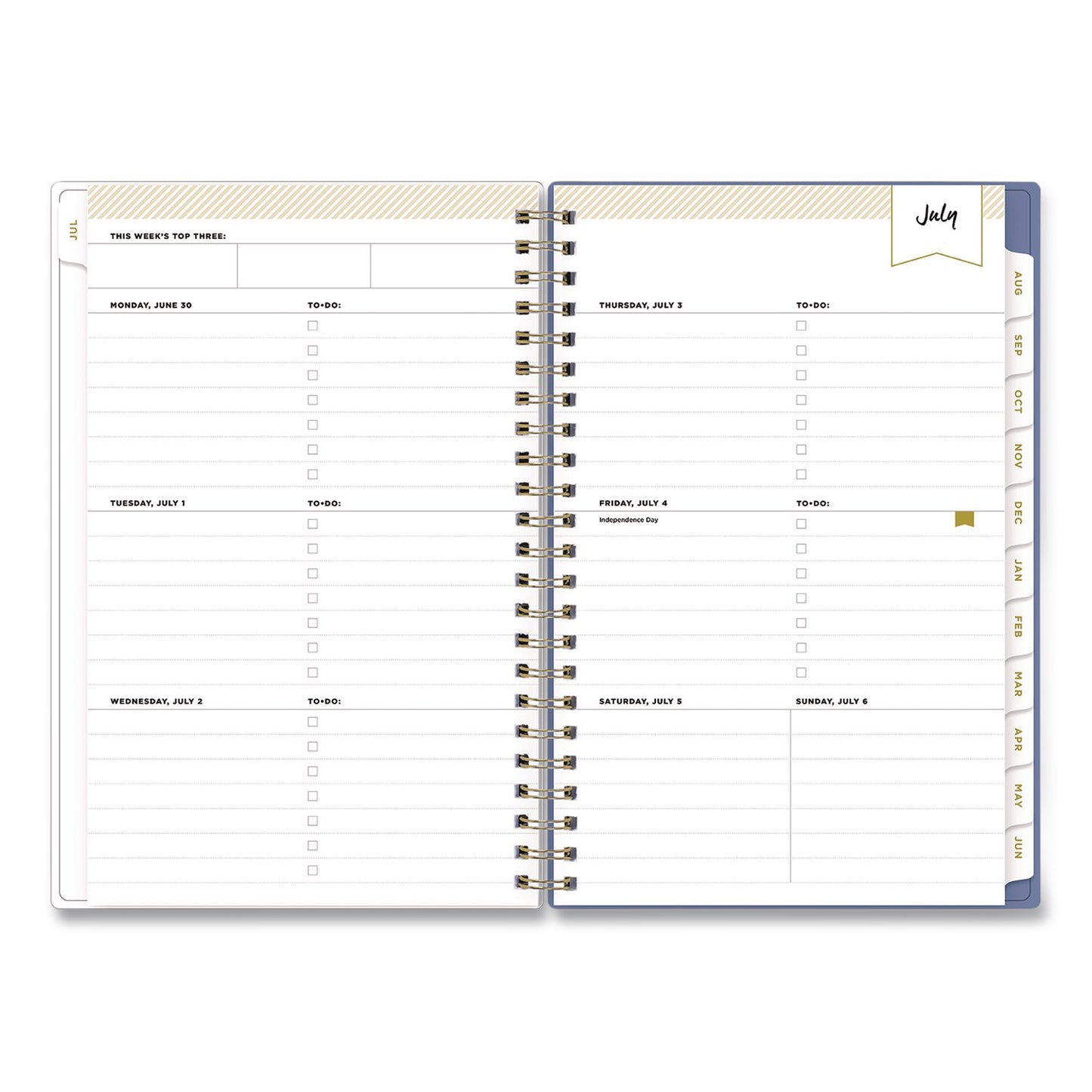 Blue Sky® Day Designer Climbing Floral Blush Create-Your-Own Cover Weekly/Monthly Planner, 8 x 5, 12-Month: July 2025 to June 2026 (BLS137881A26)