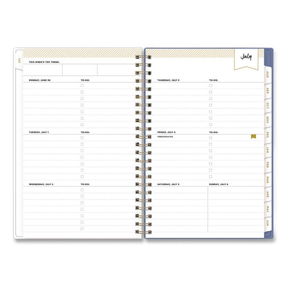 Blue Sky® Day Designer Climbing Floral Blush Create-Your-Own Cover Weekly/Monthly Planner, 8 x 5, 12-Month: July 2025 to June 2026 (BLS137881A26)