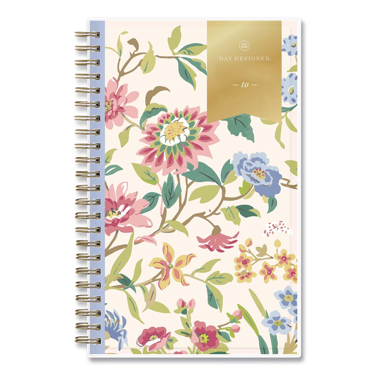 Blue Sky® Day Designer Climbing Floral Blush Create-Your-Own Cover Weekly/Monthly Planner, 8 x 5, 12-Month: July 2025 to June 2026 (BLS137881A26)