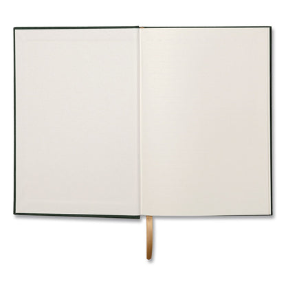 DesignWorks Ink® Hardcover Journal, Narrow Rule, Green/Gold Soft-Touch Synthetic Suede Cover, (80) 7.88 x 5.5 Sheets (DWOTJB5824ST)