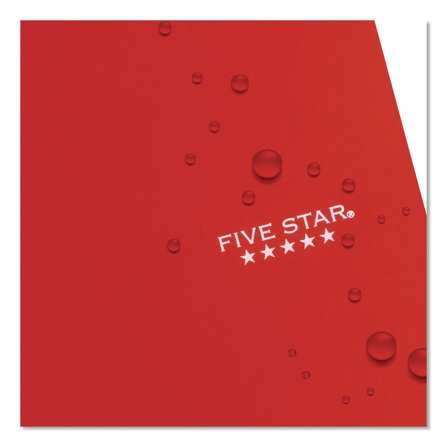 Five Star® Wirebound Notebook, 3-Subject, Medium/College Rule, Fire Red Cover, (150) 11 x 8.5 Sheets (ACC72065)