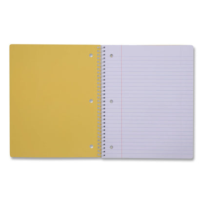 DesignWorks Ink® Twin-Wire Notebook, Randomly Assorted Banana and Strawberry Cover Designs, 1-Subject, Wide/Legal Rule, (80) 10.5 x 8.5 Sheets (DWOTTWSA114ST)