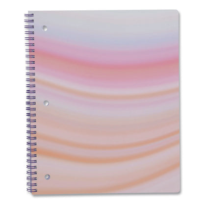 DesignWorks Ink® Twin-Wire Notebook, Randomly Assorted Pastel Marble Cover Designs, 1-Subject, Medium/College Rule, (80) 10.5 x 8.5 Sheets (DWOTTWSA115ST)