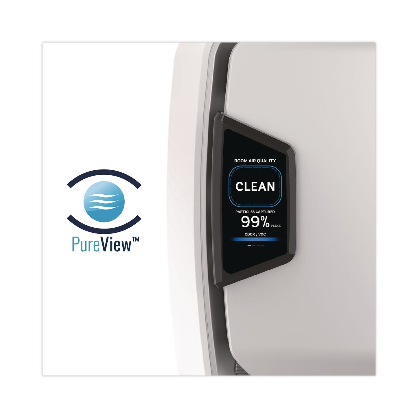 Fellowes® AeraMax Pro AM4 PC H13 True HEPA Hardwired Wall Mounted Air Purifier, 1,100 sq ft Room Capacity, Stainless Steel (FEL9573101)