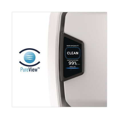 Fellowes® AeraMax Pro AM4 PC H13 True HEPA Hardwired Wall Mounted Air Purifier, 1,100 sq ft Room Capacity, Stainless Steel (FEL9573101)