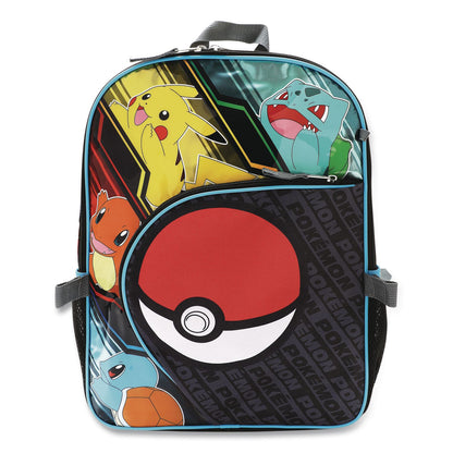 Bioworld® Pokemon Kids 5-Piece Backpack Set, Multicolor (BWRB1B7Y0QPOKSB)