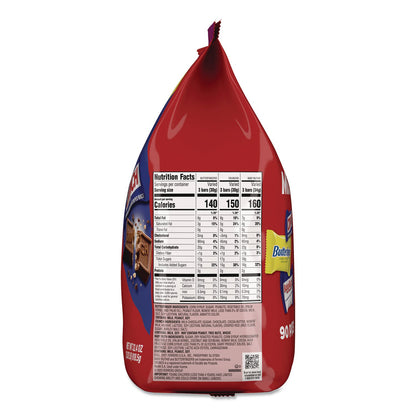 FERRERO ROCHER Baby Ruth, Butterfinger, Crunch Minis Party Pack, 90 Pieces, 32.4 oz Bag (FER689517)