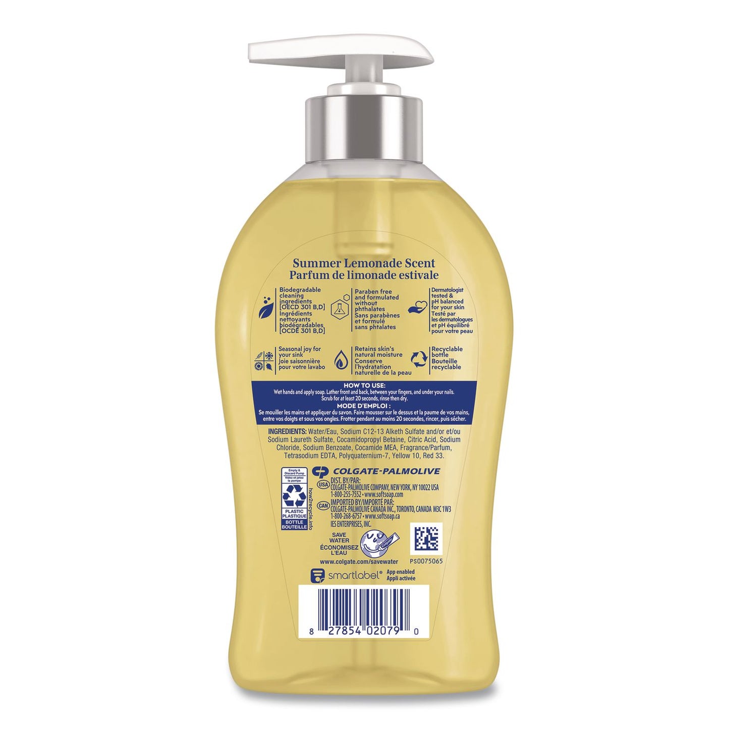 Softsoap® Limited Edition Liquid Hand Soap, Summer Lemonade, 11.25 oz (CPC61047385)