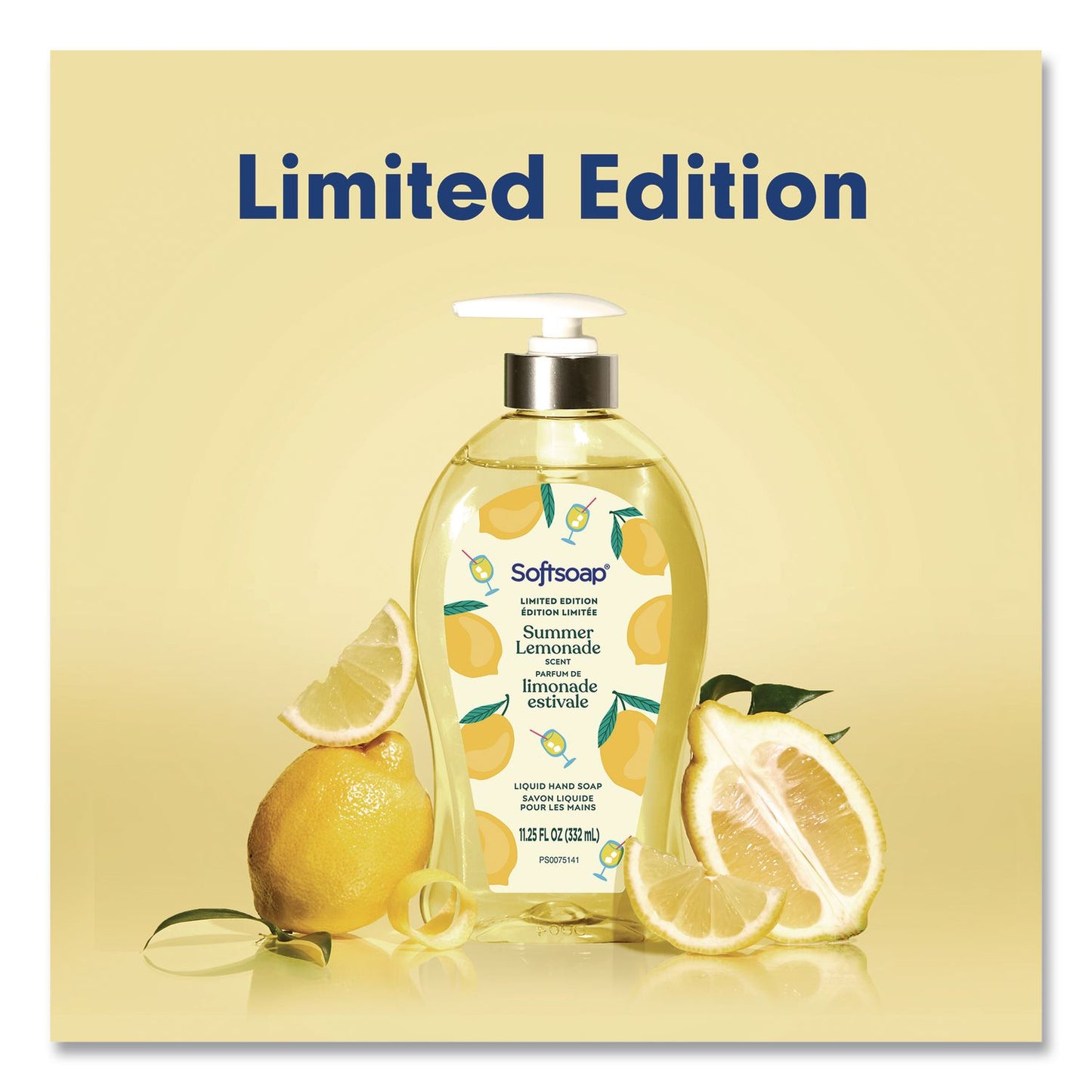 Softsoap® Limited Edition Liquid Hand Soap, Summer Lemonade, 11.25 oz (CPC61047385)