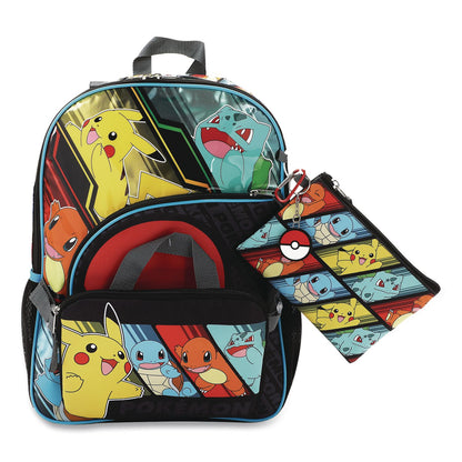 Bioworld® Pokemon Kids 5-Piece Backpack Set, Multicolor (BWRB1B7Y0QPOKSB)
