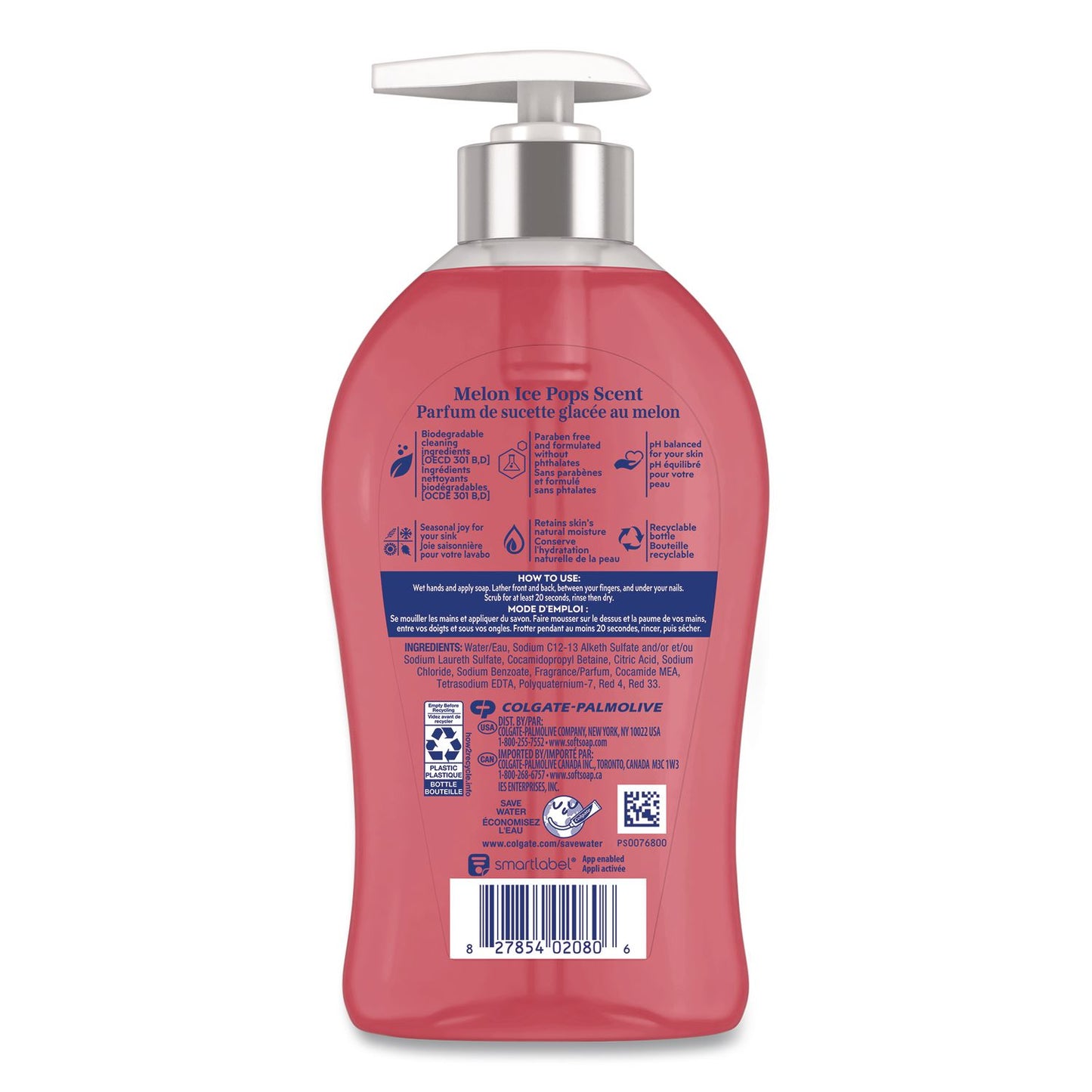 Softsoap® Limited Edition Liquid Hand Soap, Melon Ice Pops, 11.25 oz (CPC61047386)