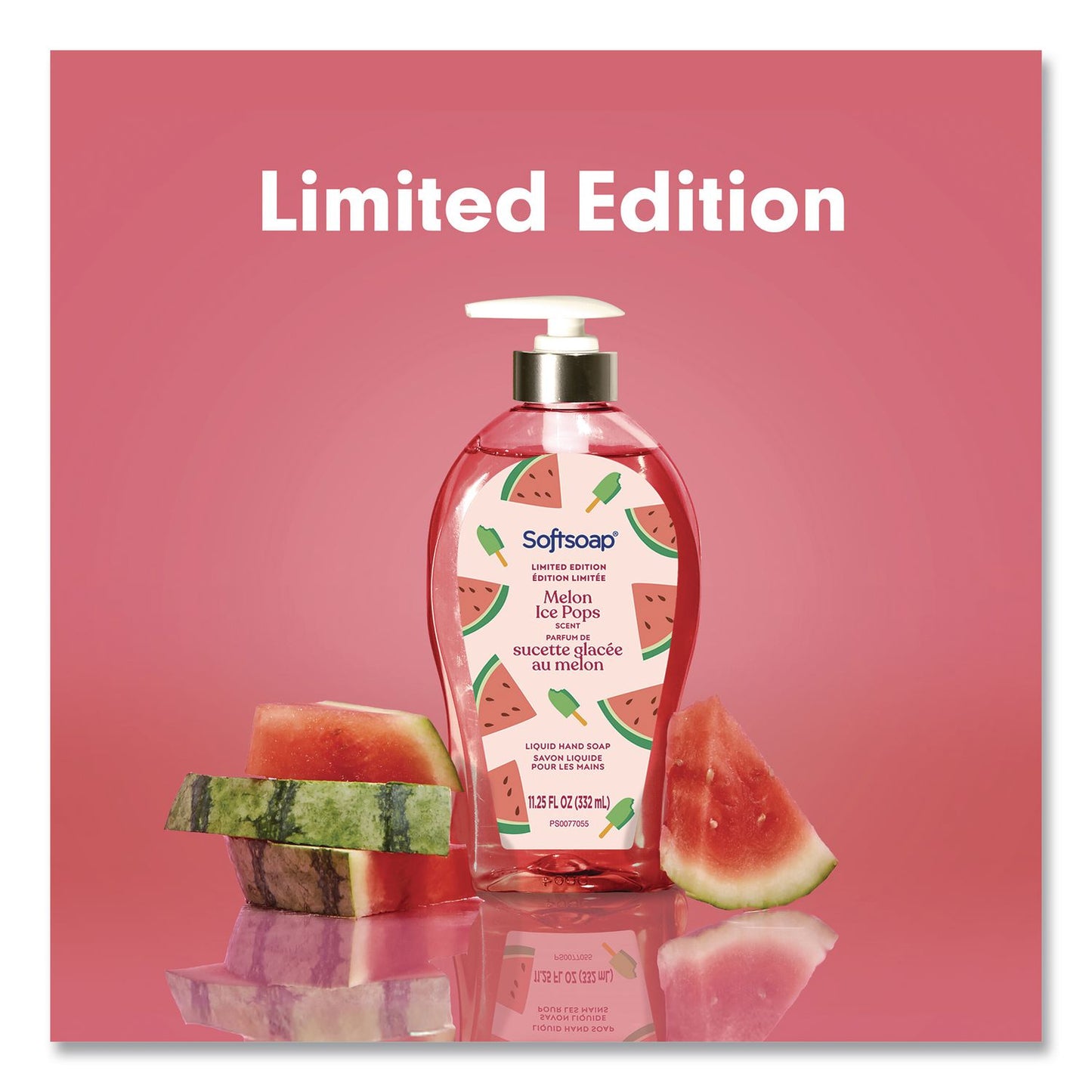 Softsoap® Limited Edition Liquid Hand Soap, Melon Ice Pops, 11.25 oz (CPC61047386)