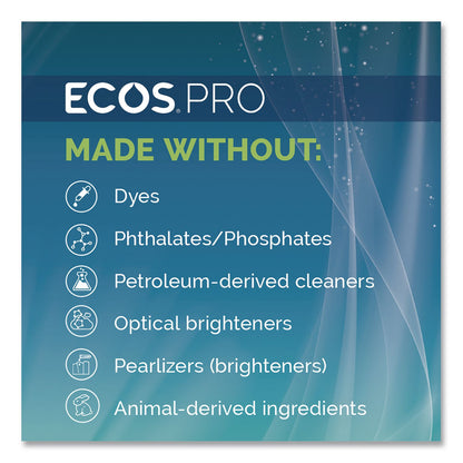 ECOS® PRO Free and Clear Laundry Detergent, HE Compatible,128 oz Bottle, 4/Carton (EOPPL976404)