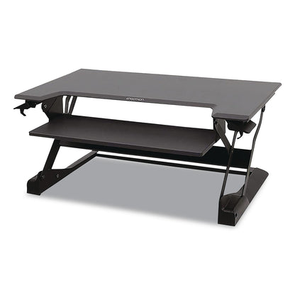 WorkFit™ by Ergotron® WorkFit-TL Adjustable Standing Desk Converter, 37.5" x 27" x 5" to 20", Dark Gray/Black (ERG33406085)